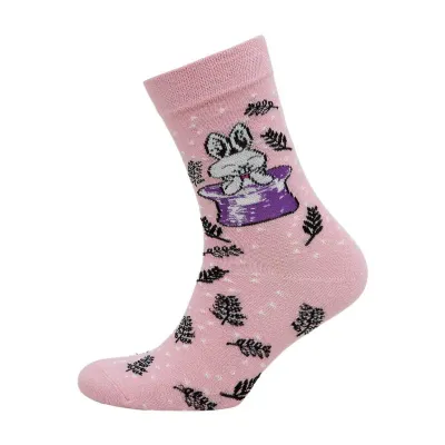 DOGO Somebunny Loves You Unisex Socks dječje čarape, Roza