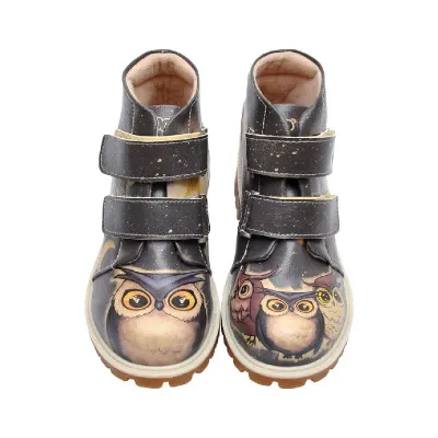 DOGO Owls Family Ženske čizme, Smeđe
