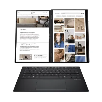 Asus Laptop Zenbook Duo 14 OLED UX8406CA-IS99T, Crni
