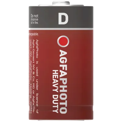 AGFA Zinc baterije APFD, D B2, 1.5V, Blister 2 komada