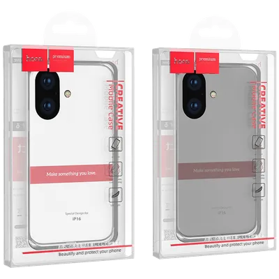 HOCO Maska za iPhone 16 TPU, Providna