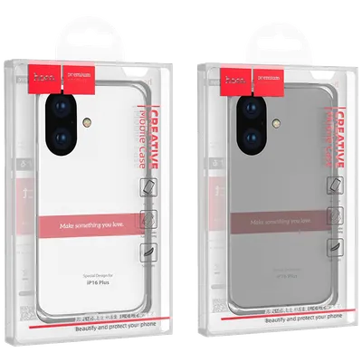 HOCO Maska za iPhone 16 Plus TPU, Providna