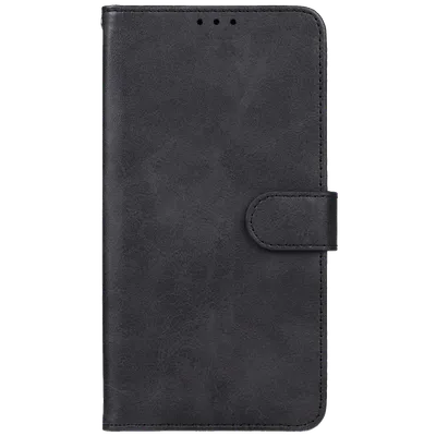 NN-SU Preklopna futrola za Galaxy A15, Koža, Crna