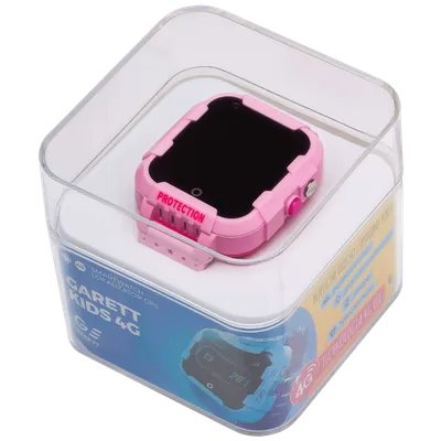 GARETT Pametni sat IP67 Garett Kids, 4G LTE, 1.4", WiFi, Bluetooth, Roze