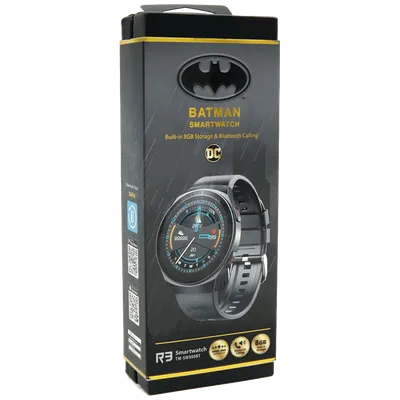 DC Pametni sat Batman, 1.3" LCD, Bluetooth, IP67, Crni