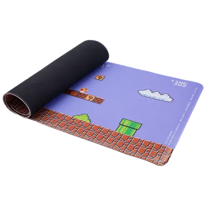 PALADONE Podloga za miš Super Mario, 30 x 80 cm, Plava