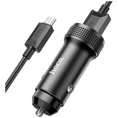 HOCO Auto punjač sa microUSB kablom Z49 Level, 2 x USB, 2.4A, 12W
