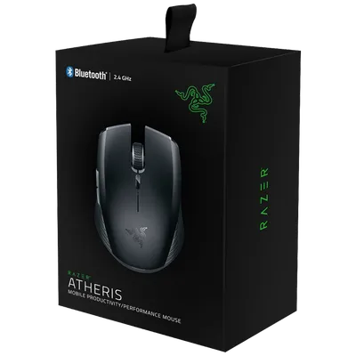 RAZER Miš bežični, Optički, 7200 dpi, Bluetooth Atheris, Crni