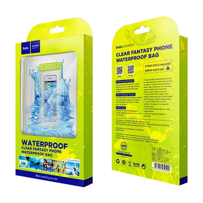 HOCO Torbica za mobitel Clear fantasy waterproof bag GR, Vodootporna, Zelena