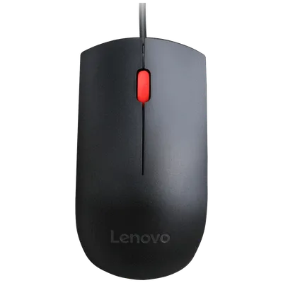 LENOVO Optički miš, 1600 dpi, 3 tipke, USB OEM USB, Crni