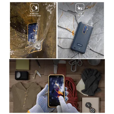 Ulefone Mobilni telefon Armor X8, 5.7", DualSIM, 8050mAh, 13/8 Mpx, 4GB/64GB, Crni