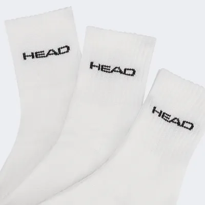 HEAD Čarape Short Crew Elements 3P, Bijele