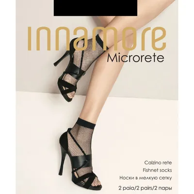 INNAMORE Dokoljenice Microrete, Crne
