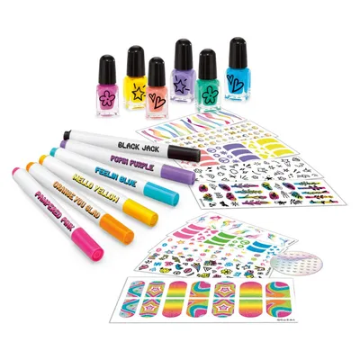 Shimmer & Sparkle Neon Set za Ukrašavanje Noktiju 65659