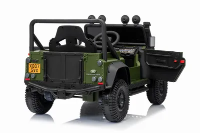 Land Rover Defender 110 SVX Baterijsko Vozilo 12V MKX8690030, 115x61x61cm, Zeleni