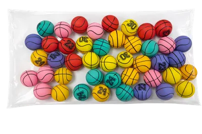 Set od 100Košarkaških Loptica za Skakanje 2, 7cm MKX841871
