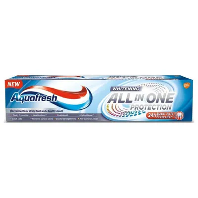 Aquafresh Pasta za zube All in One Protection Crystal White, 100 ml
