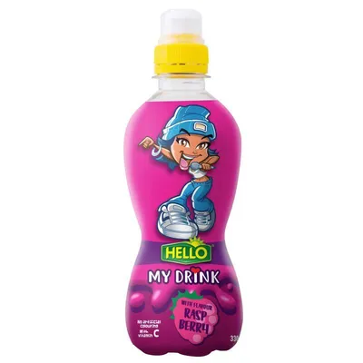 Hello My Drink Voćni sok malina, 0.33 l