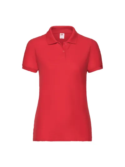 Fruit Of The Loom Ženska polo majica, Crvena