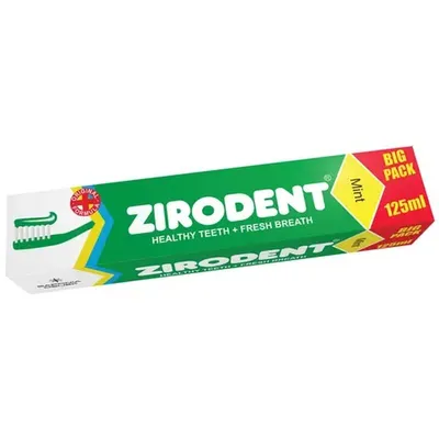 Saponia Pasta za zube Zirodent Retro strong mint, 125 ml