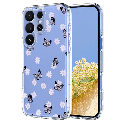 Maska za Samsung Galaxy S26 Ultra, Butterfly Floral, Providna
