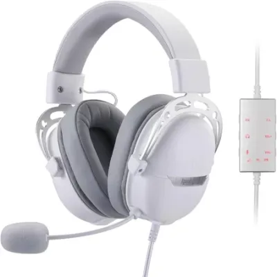 ReDragon Gaming slušalice sa mikrofonom Aurora H376W, Bijela