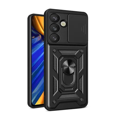 Hybrid Armor Camshield Maska za Samsung Galaxy S26 Ultra, Crna