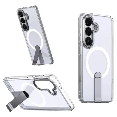 Hybrid Armor X Magsafe maska za Samsung Galaxy S26 sa stalkom, Providna