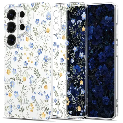 Tech-Protect Maska za Samsung Galaxy S26 Ultra Flexair, Spring flowers, Providna