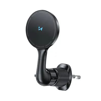 Wozinsky Auto stalak WCT5-6S4Y sa Qi/MagSafe 15W punjenjem, Crni