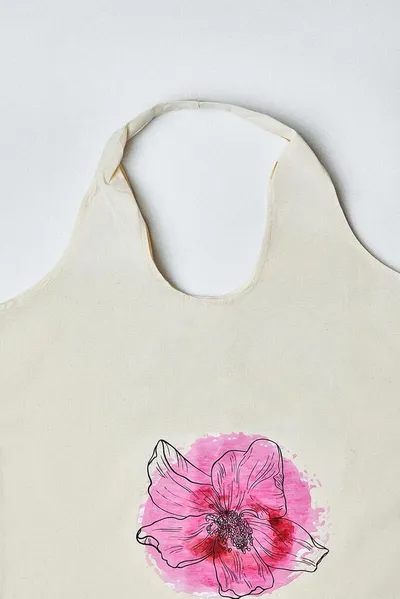 Moyo Ženska torba Maya Tote Bag Flower, Bijela