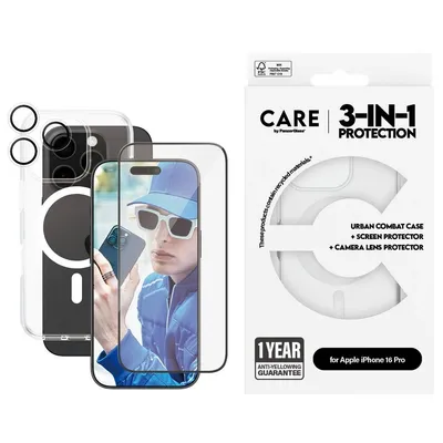 PanzerGlass CARE Zaštitni set 3-u-1 za iPhone 16 Pro