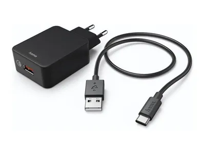 Punjač set USB-C 19.5W 1.5m crni