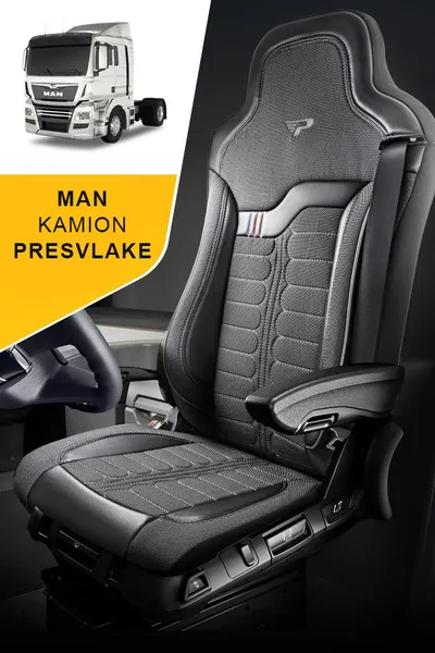 Top Deal Auto presvlaka Londra MAN, Crno-siva
