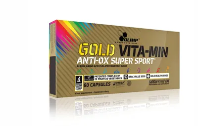Olimp Vitamini i minerali Gold Vita-Min Anti-Ox Super Sport, 60 kapsula