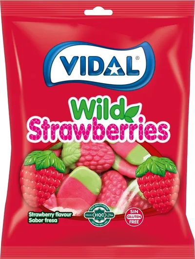 Vidal Gumene bombone Divlja jagoda, 90 g