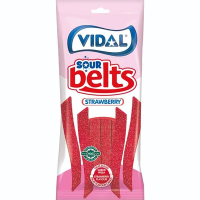 Vidal Gumene bombone Jagoda pojas, 90 g