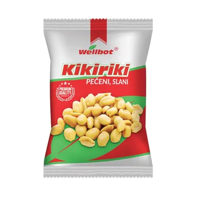 Wellbot Kikiriki pečeni slani sa uljem, 175 g