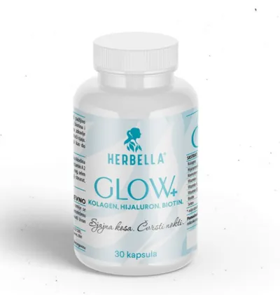 Herbella Kolagen Glow+ sa hijaluronskom kiselinom i koenzimom Q10, 30 kapsula