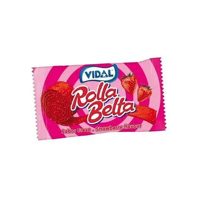 Vidal Gumene bombone Rolla Belta Jagoda, 19 g