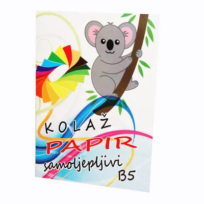 Ekonomik Papir Samolepljivi kolaž papir, B5, 10L