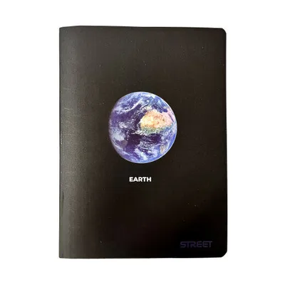 Standard Papir Sveska Planets Street, Meka korica, Karo linije, A5, 54 lista, Crna