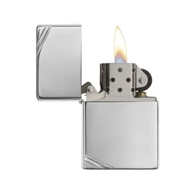 Zippo upaljač Vintage, visoko polirani, hromirani