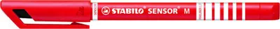 Stabilo Fineliner Sensor, 0.7mm, Crveni