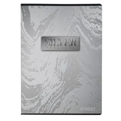 Standard Papir Sveska Treasue, Meke korice, A5, 54 lista, Siva