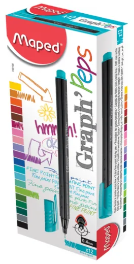 Maped Fineliner Lagoon, 0.4 mm, Plavi