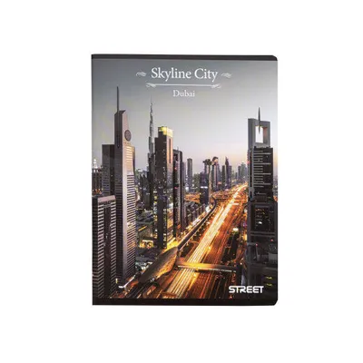 Standard Papir Sveska Skyline Street, Meka korica, A5, 54 lista, Šarena