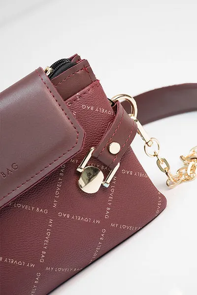 Lovely Bag AURORA BABY SUNNY - bordo