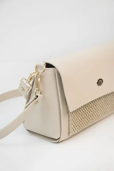 Lovely Bag LEONA - bež pletivo