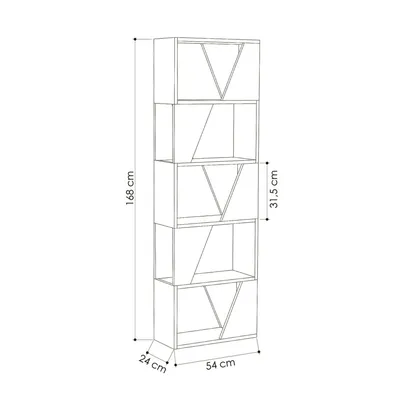 Prado Polica Frame hrast
